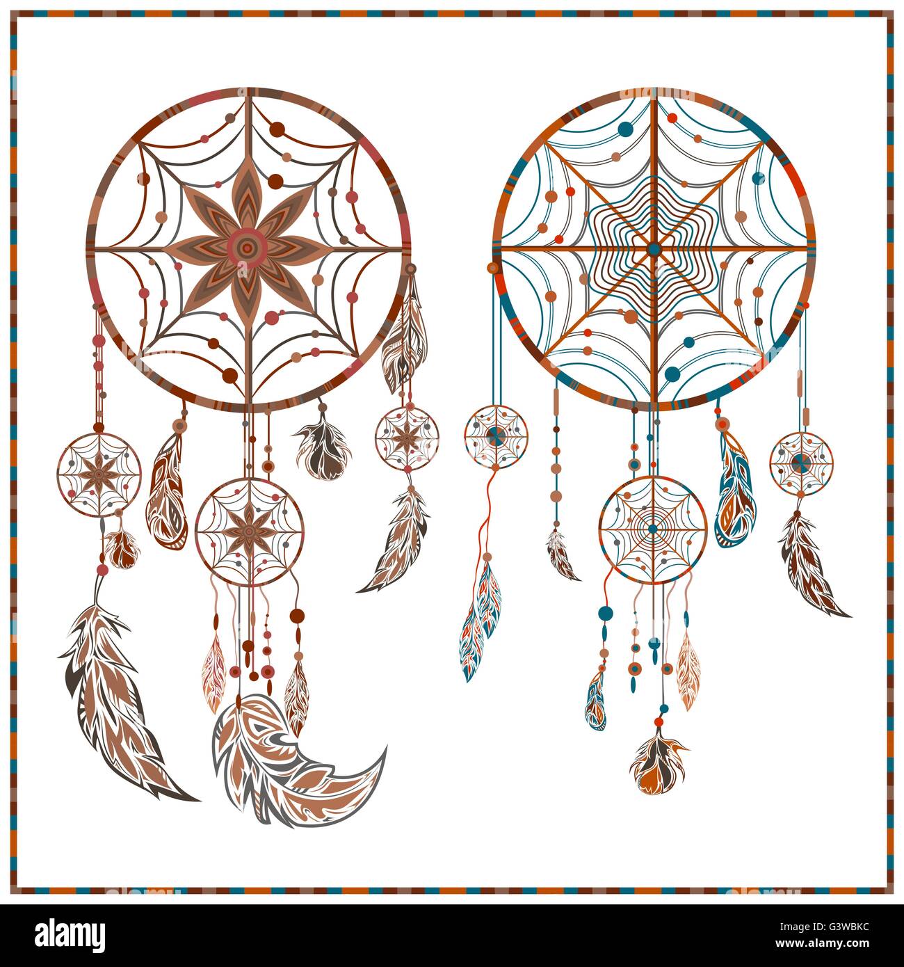 Spider dream catcher Stock Vector Images - Alamy