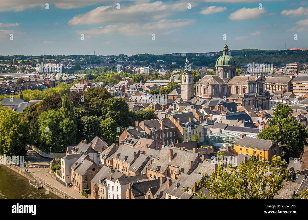 View of Namur in Belgium Stock Photo