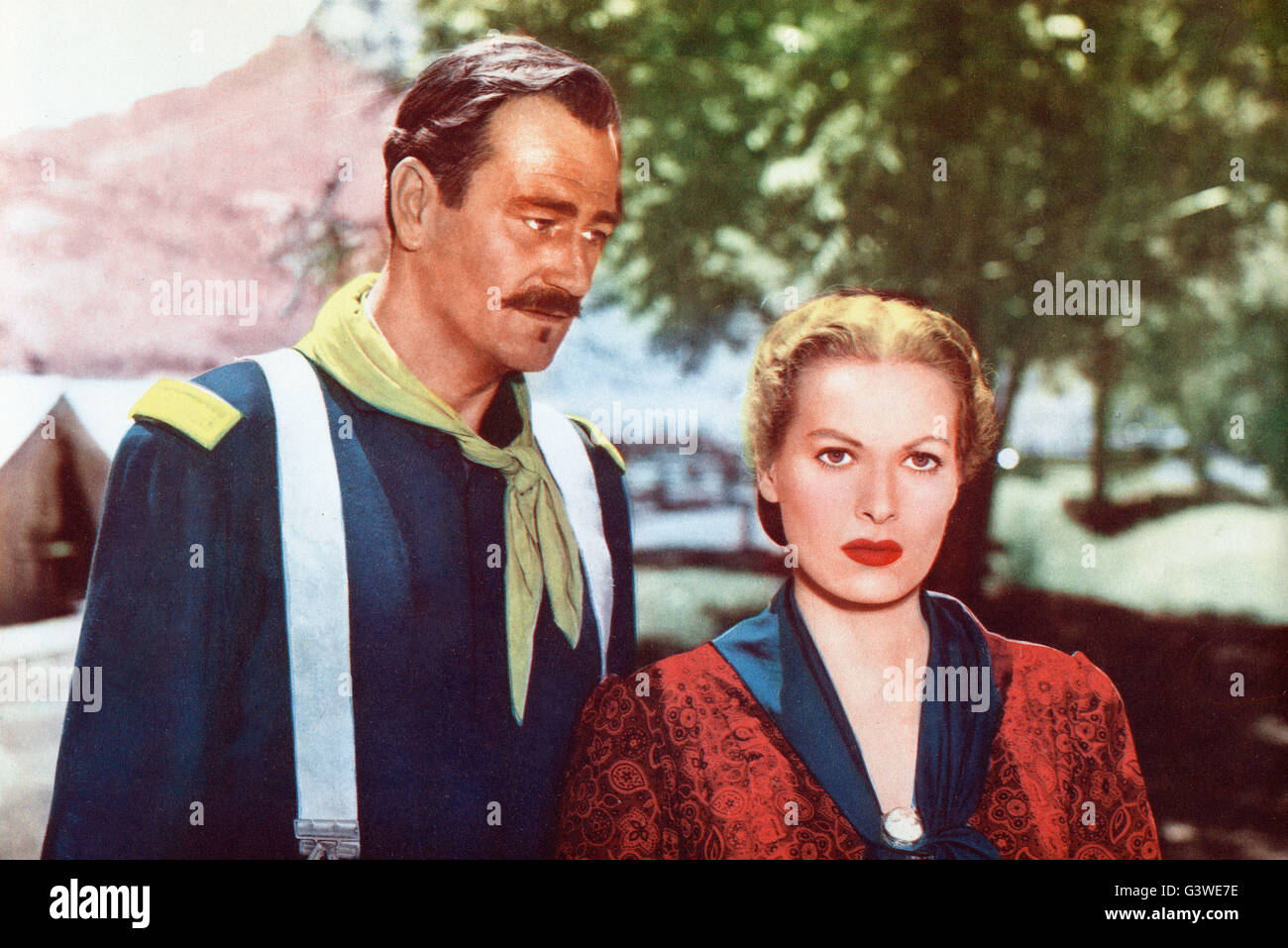 Rio Grande, USA 1950, Regie: John Ford, Darsteller: John Wayne, Maureen O'Hara Stock Photo