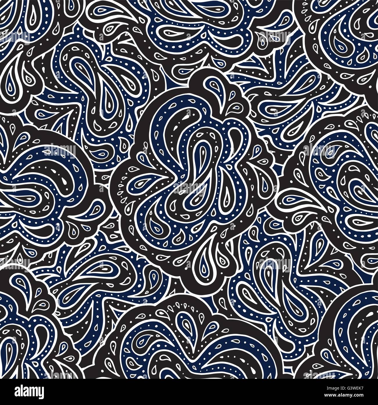 Hand drawn seamless pattern Stock Vector Image & Art - Alamy