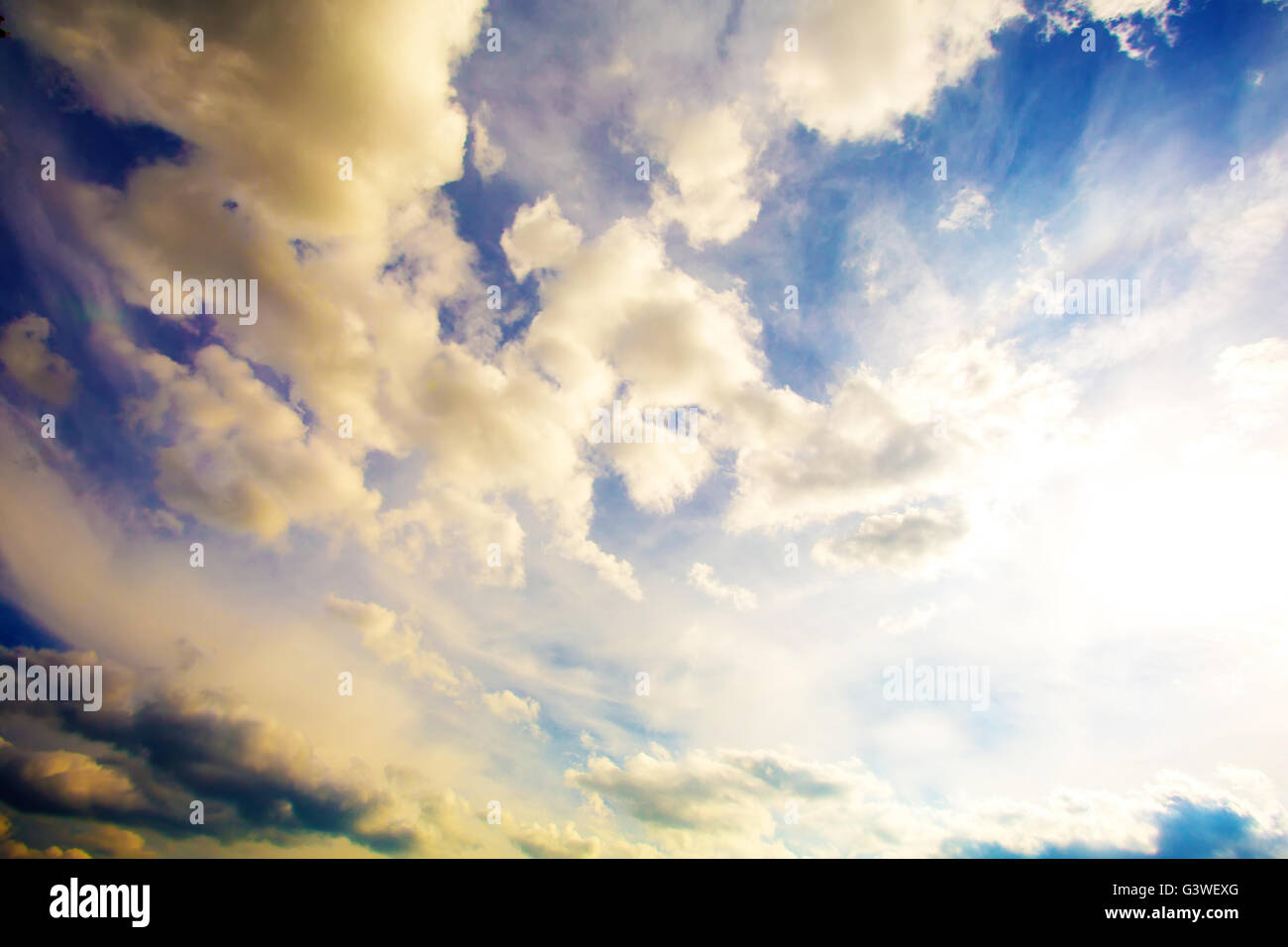 A dramatic Sky background Stock Photo - Alamy