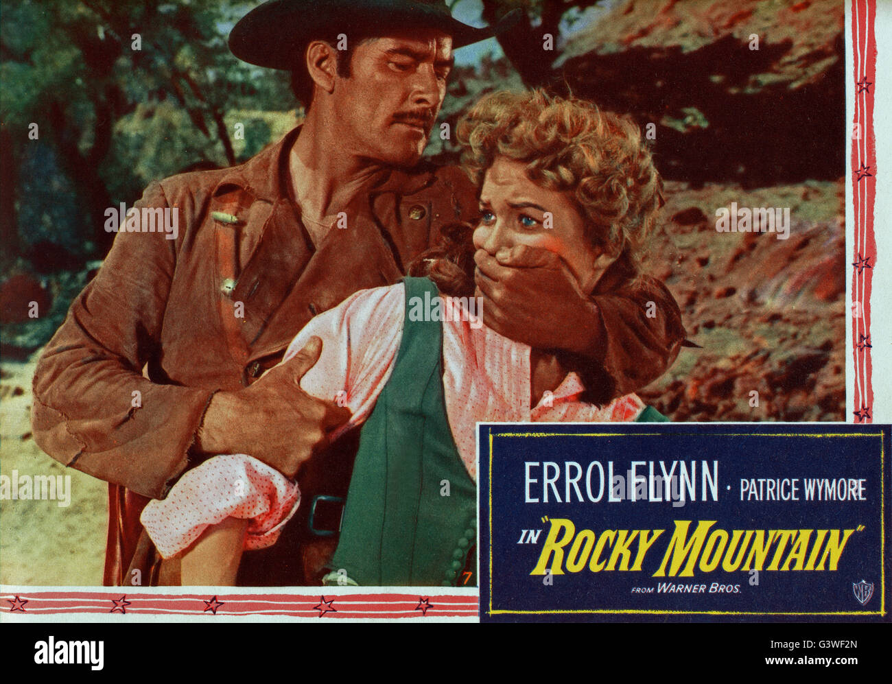 Rocky Mountain, aka: Herr der rauhen Berge, USA 1950, Regie: William Keighley, Darsteller: Errol Flynn, Patrice Wymore Stock Photo
