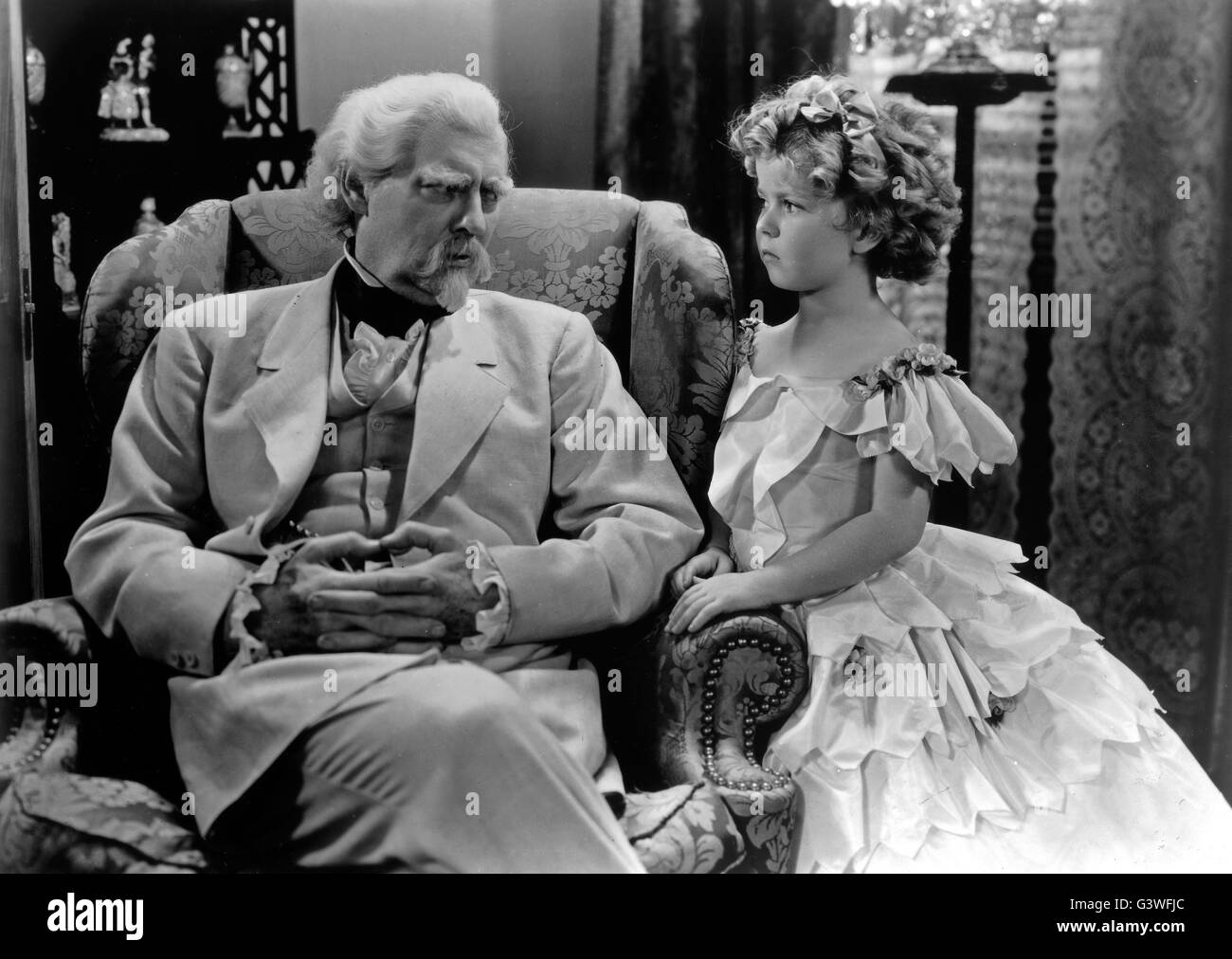 The Little Colonel, USA 1935, Regie: David Butler, Darsteller: Lionel Barrymore, Shirley Temple Stock Photo