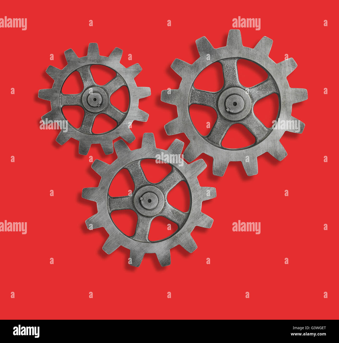 Jammed Cogs Cogs isolate on background Stock Photo - Alamy