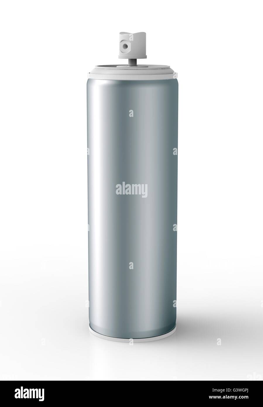 Spray Can isolated on a white back ground. Stock Photo