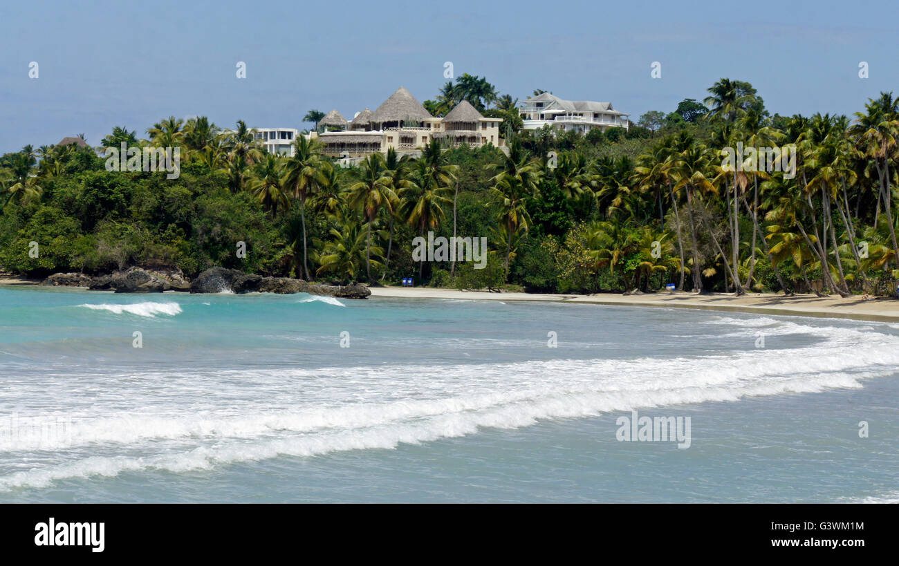 caribbean beach playa bonita in dominican republic Stock Photo - Alamy