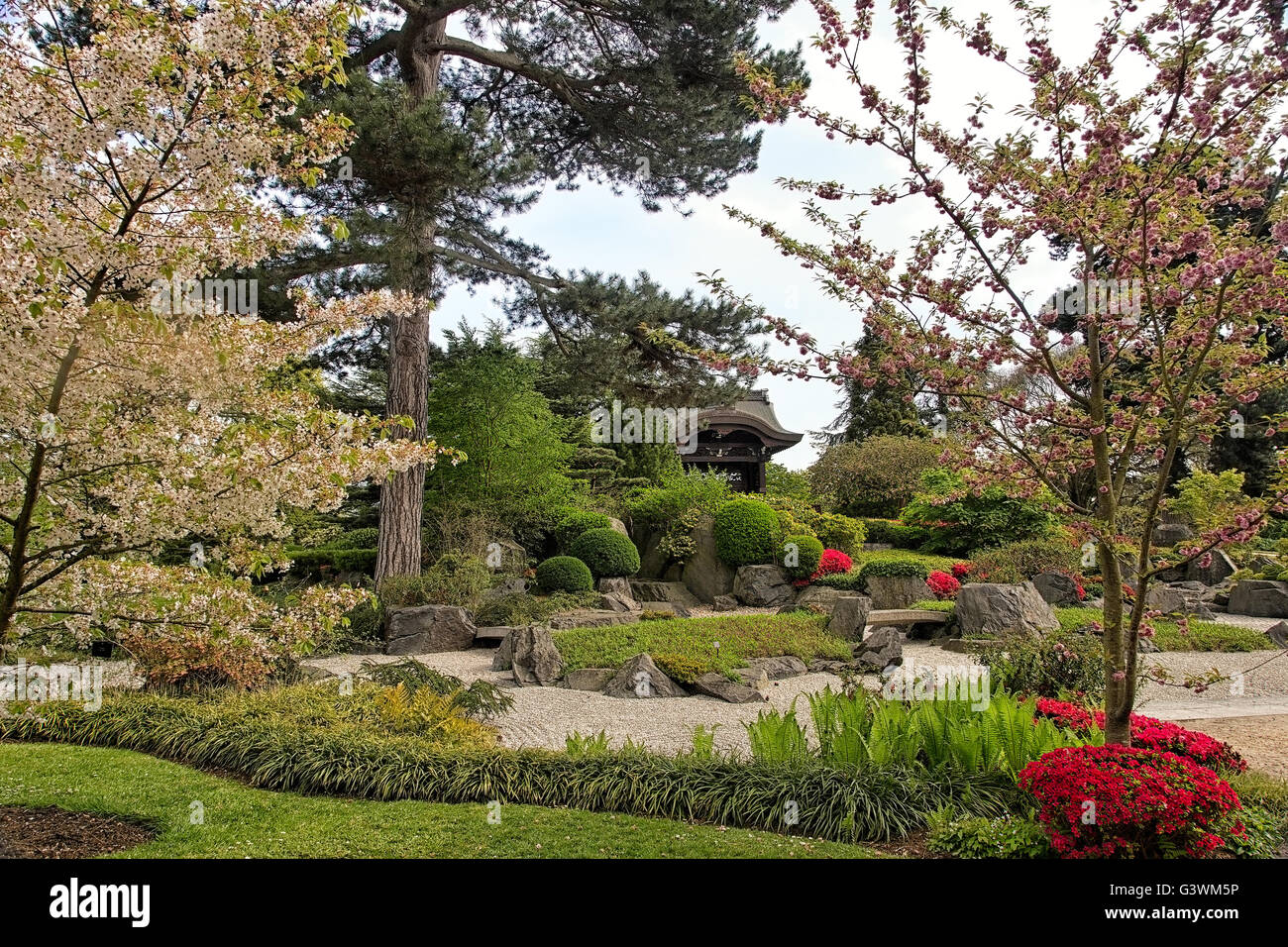 The Japanese Garden Stock Photo