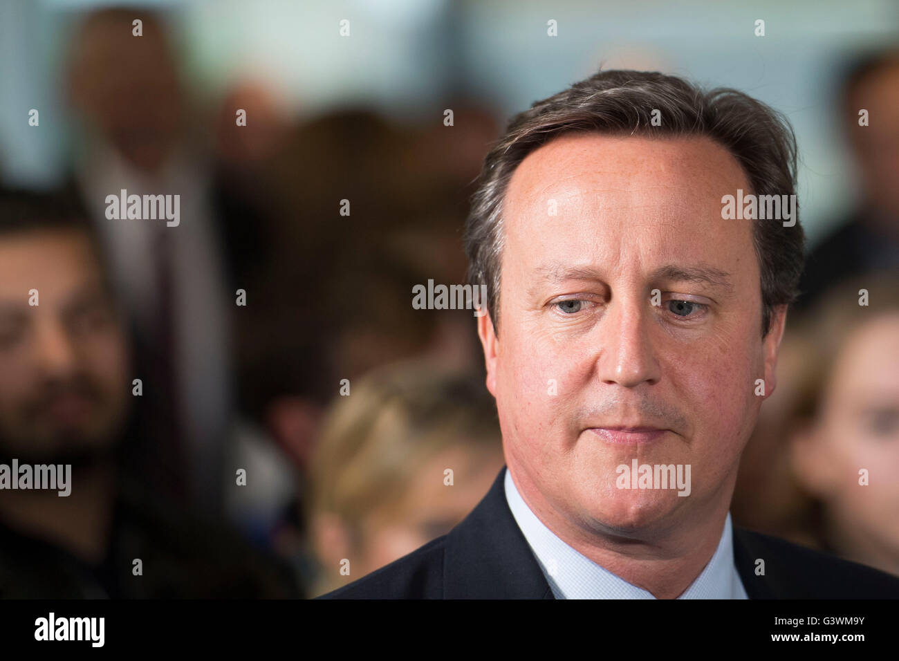 Former UK Prime Minister David Cameron Stock Photo