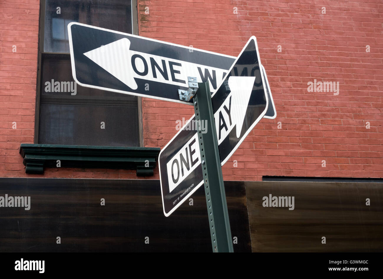 One way signs in new york city hires stock photography and images Alamy