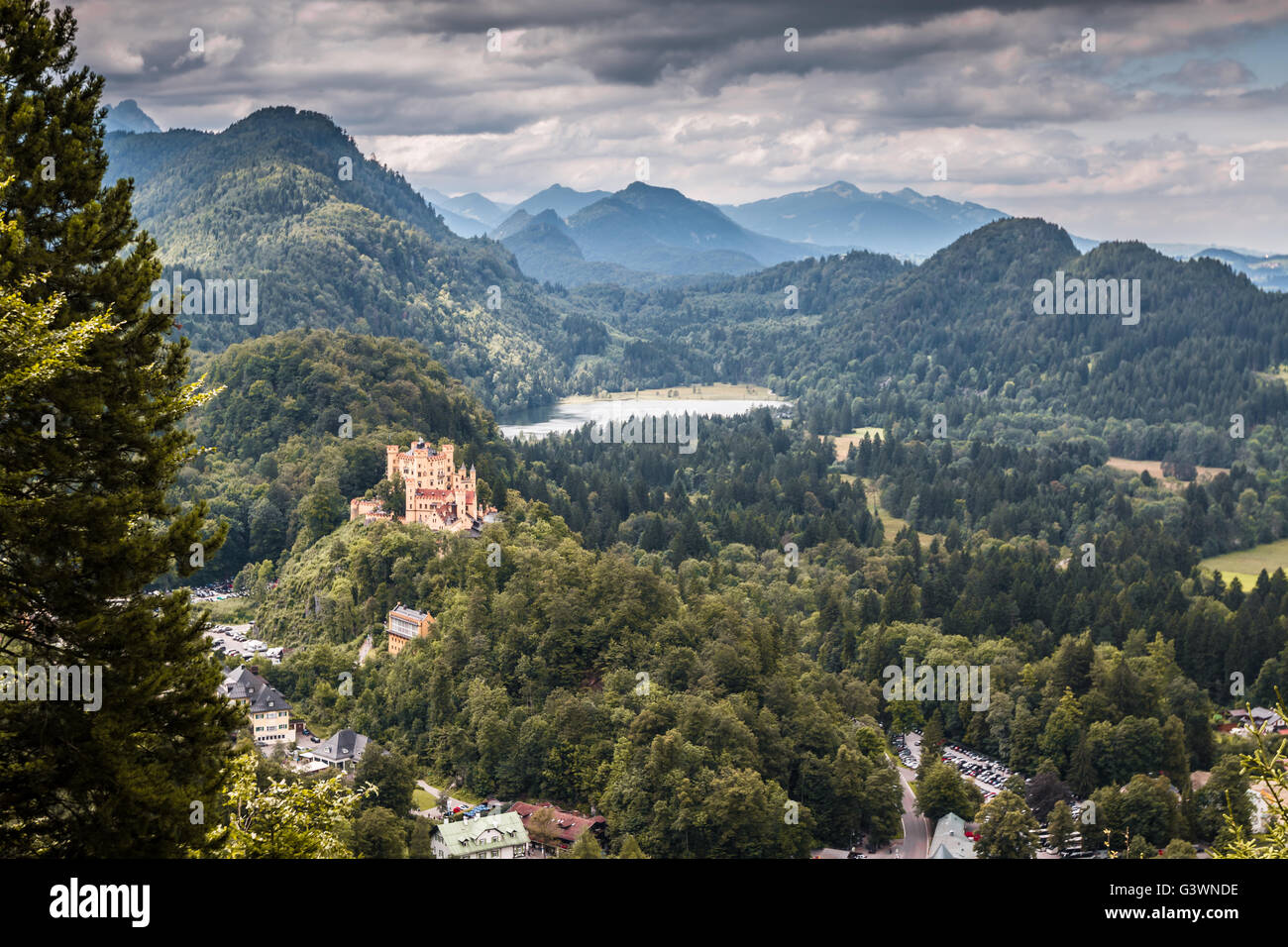 Hohenschwangau Castle in Bavaria Germany Stock Photo