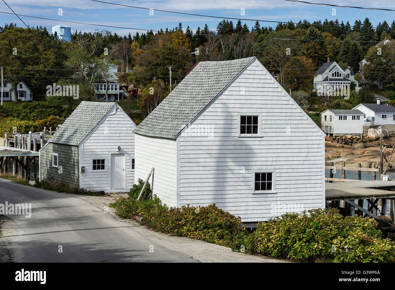 Quaint fishing village, Stonington, Deer Isle, Maine, USA Stock Photo Alamy