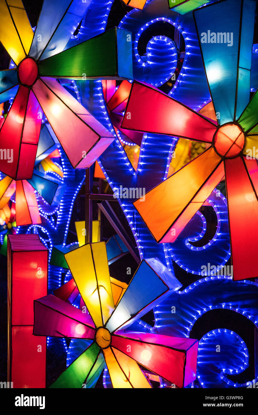 Chinese Lantern festival, Philadelphia, Pennsylvania, USA Stock Photo