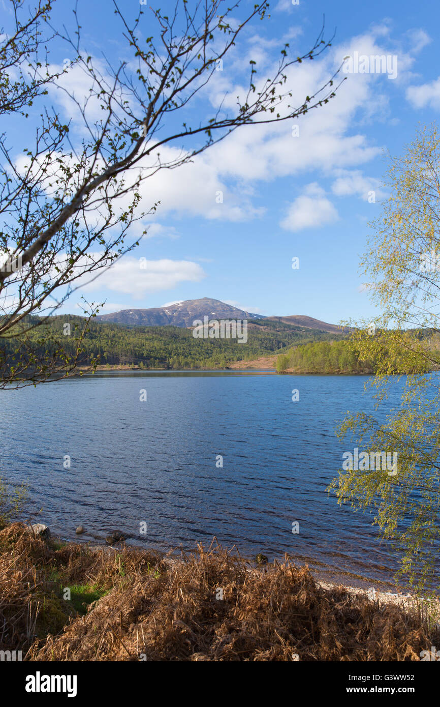 Scottish Loch Garry Scotland UK beautiful lake west of Invergarry on ...