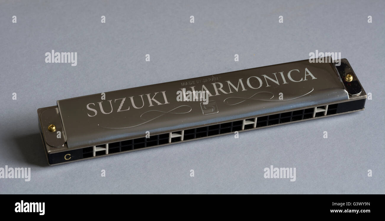 A Suzuki tremolo harmonica Stock Photo