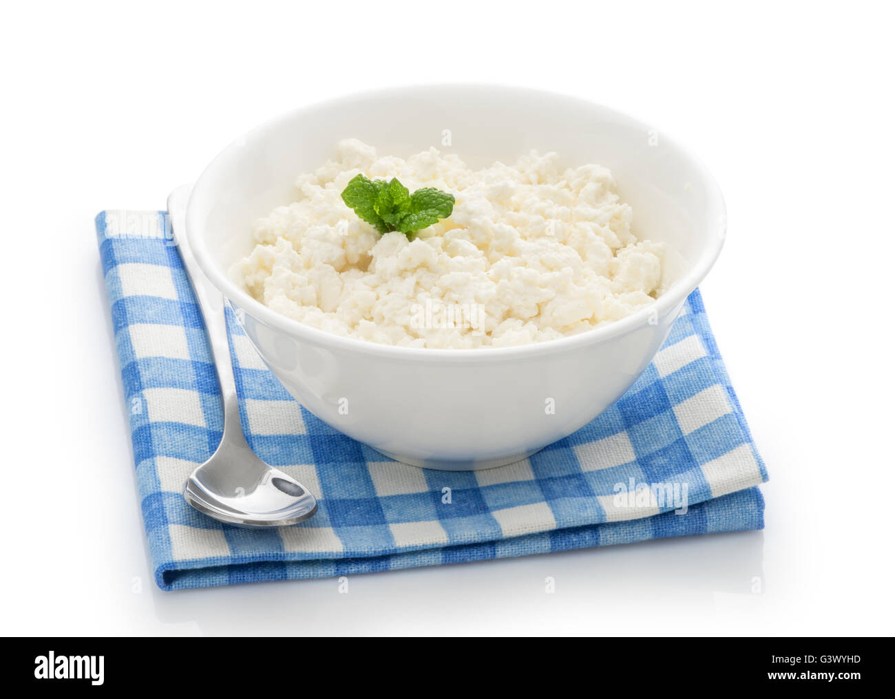 Fresh curd cheese Stock Photo Alamy