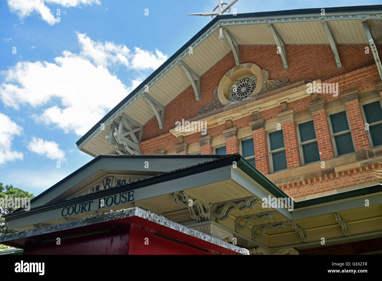 The historic Grafton Courthouse Stock Photo Alamy