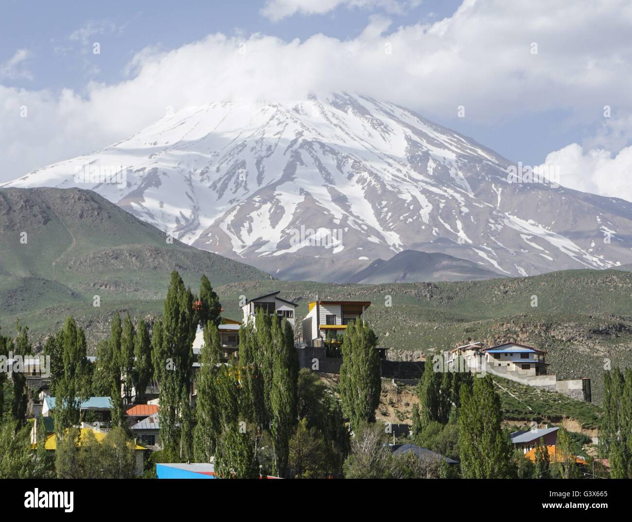 The Damavand Mountain in Iran, 17 May, 2016. usage worldwide Stock