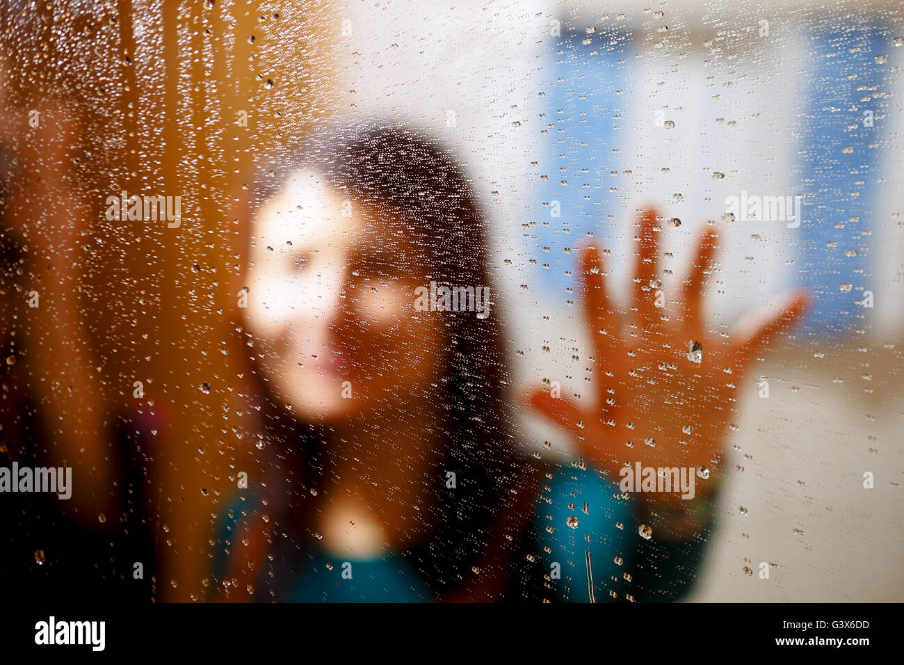 Misty bathroom mirror hires stock photography and images Alamy