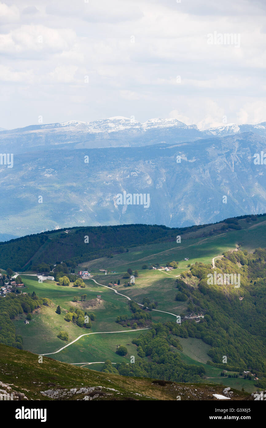 Serpentine road in the Dolomite mountains, North Italy Stock Photo - Alamy
