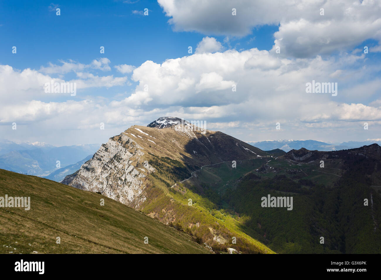 View of the Dolomite mountains, North Italy Stock Photo