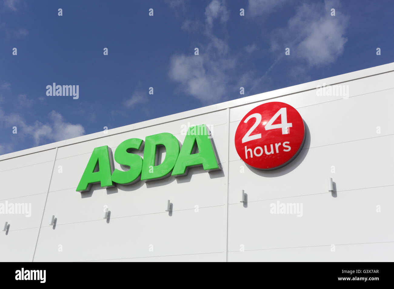 Asda store and 24 hour sign hires stock photography and images Alamy