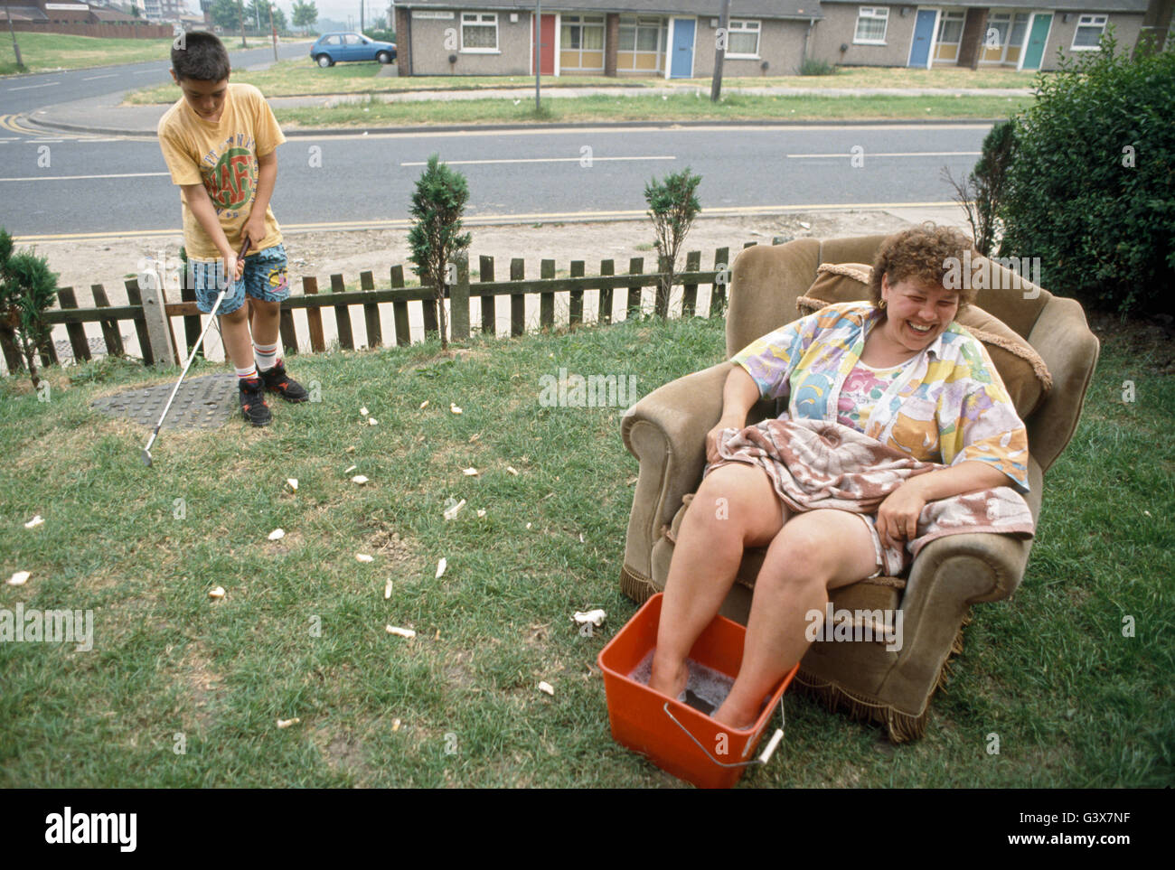 © John Angerson Holme Wood Housing estate in Bradford, Yorkshire. Back