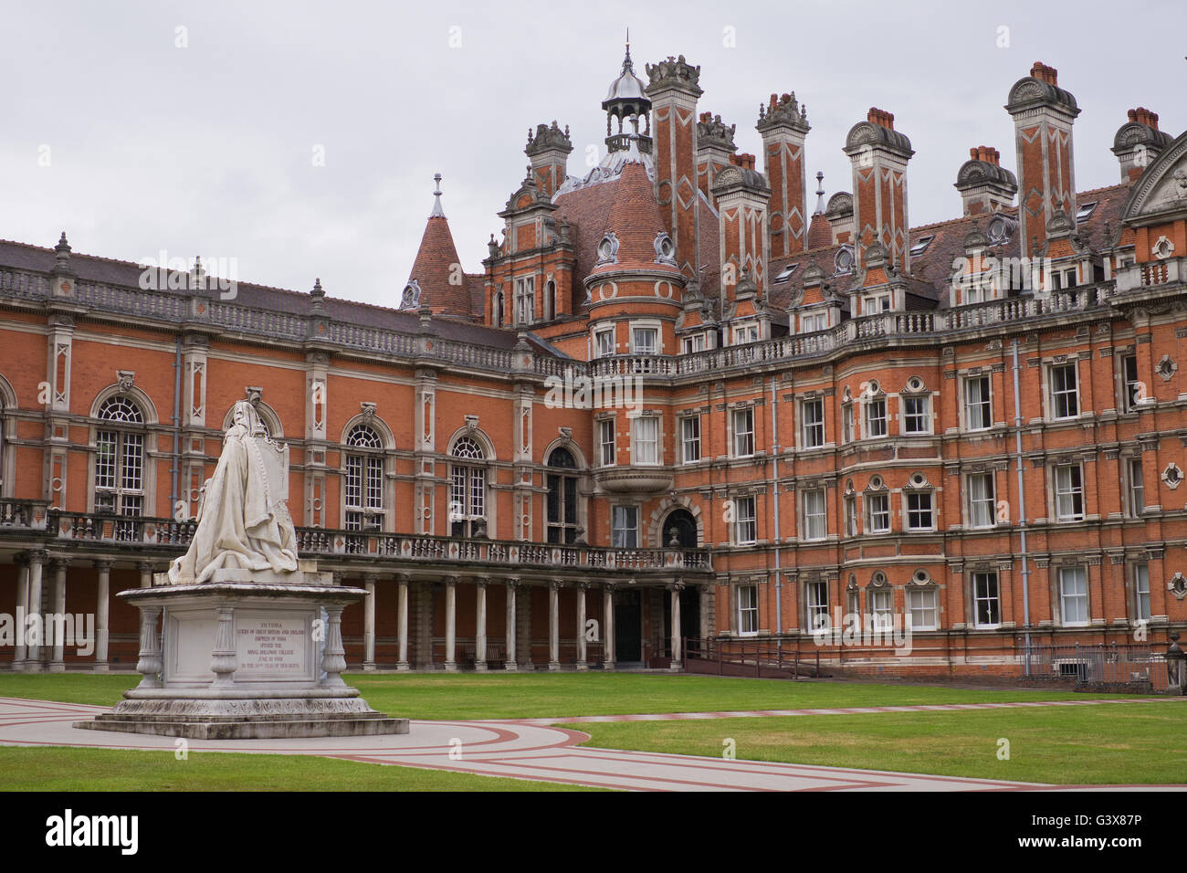 Royal Holloway University Egham in Surrey UK Stock Photo 105683418 Alamy