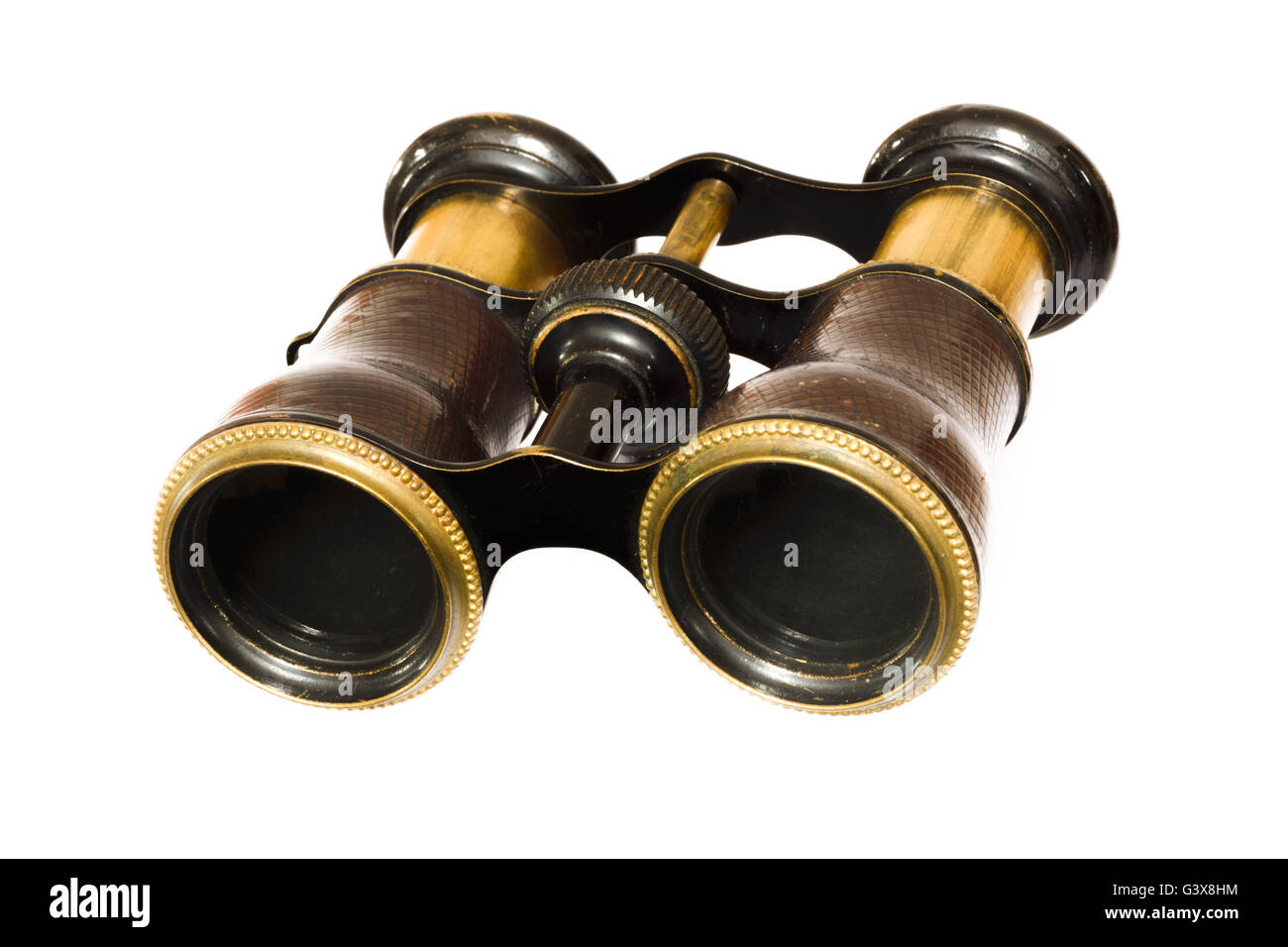 Vintage army binocular Stock Photo