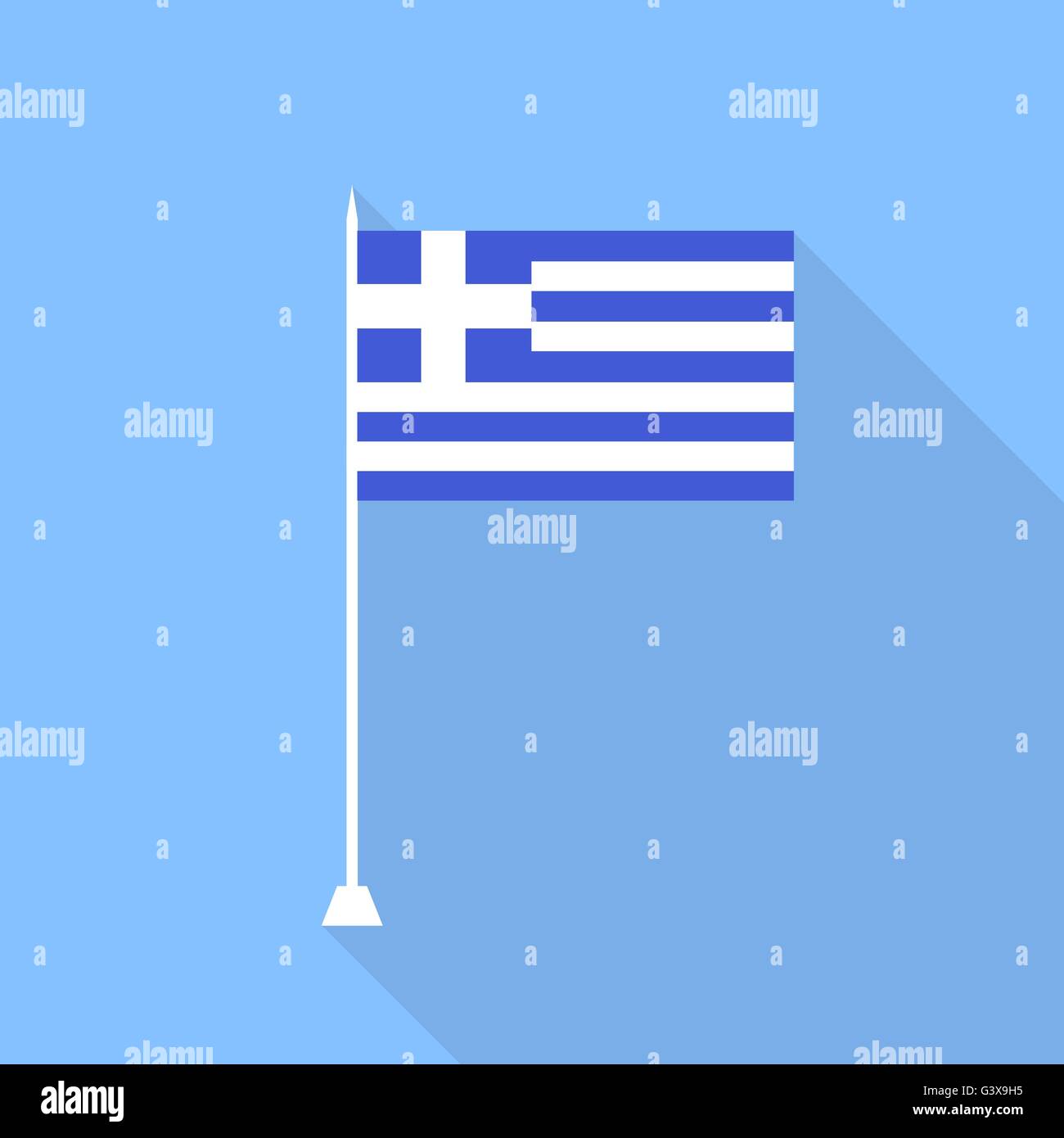 Flag of Greece. Vector illustration Stock Vector Image & Art Alamy