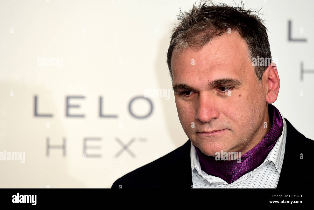 Filip , CEO of LELO, at a press conference to endorse Lelo Hex condoms at the Westbury Hotel, London. Stock Photo