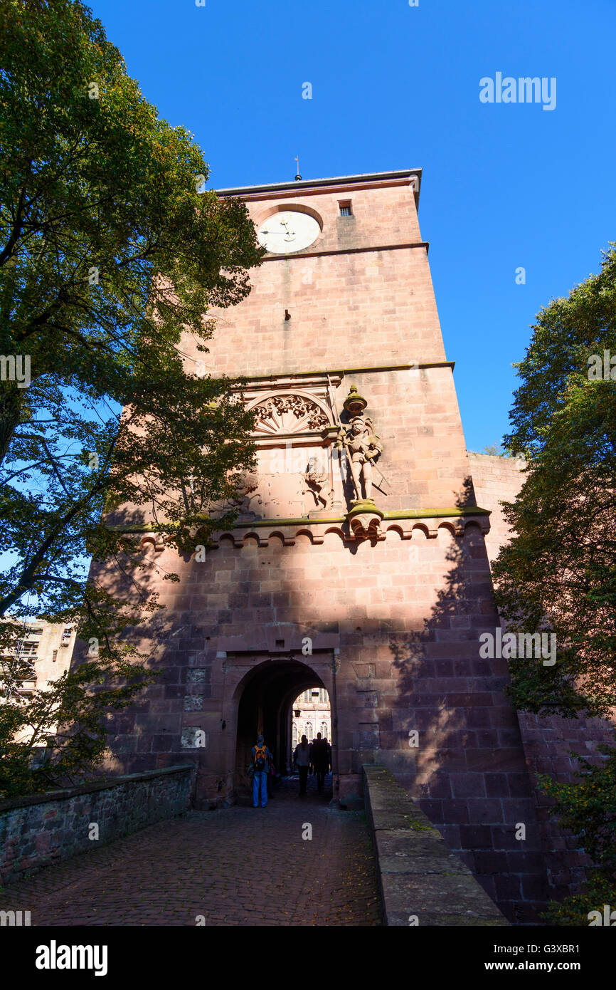 Heidelberg castle gate hi-res stock photography and images - Alamy