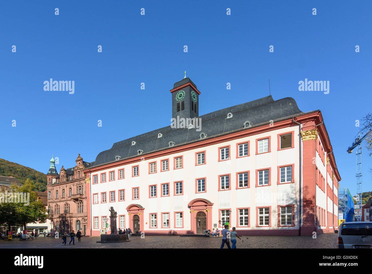 Old University, Germany, Baden-Württemberg, Kurpfalz, Heidelberg Stock Photo