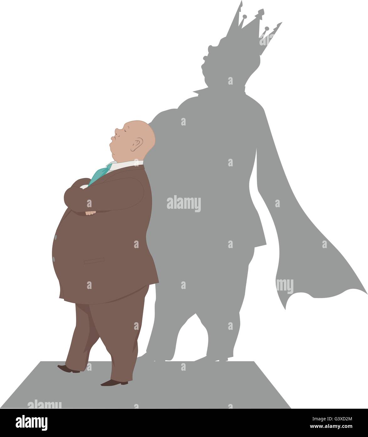 Fat Man Looking Down Stock Vector Images Alamy fat-man-looking-down-stock-vector-images-alamy