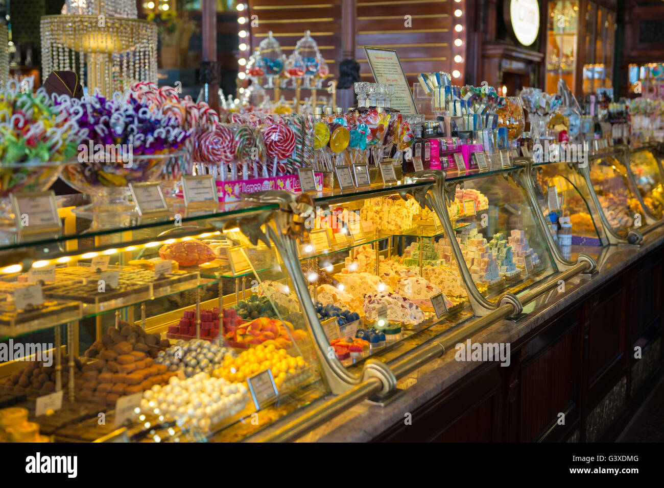 Sweet Shop In Eliseevsky Retro Store, Saint Petersburg Stock Photo Alamy