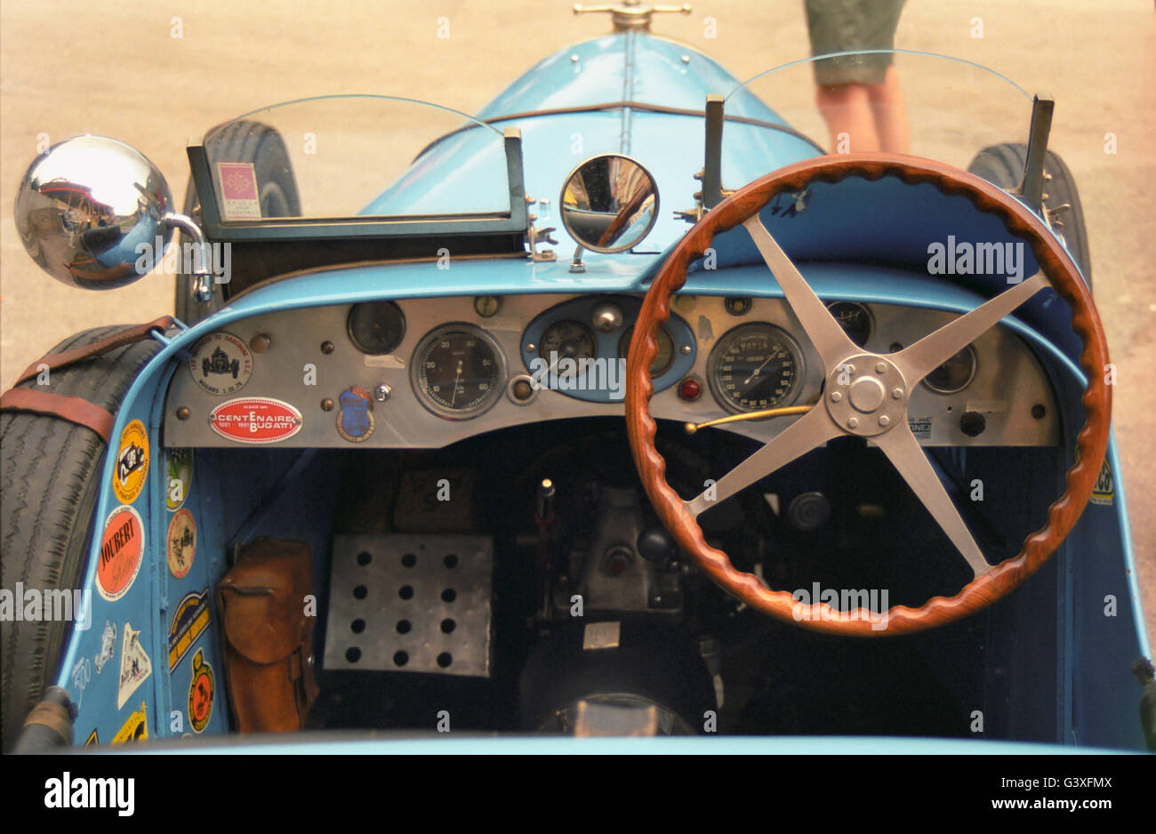 Vintage bugatti steering wheel hires stock photography and images Alamy