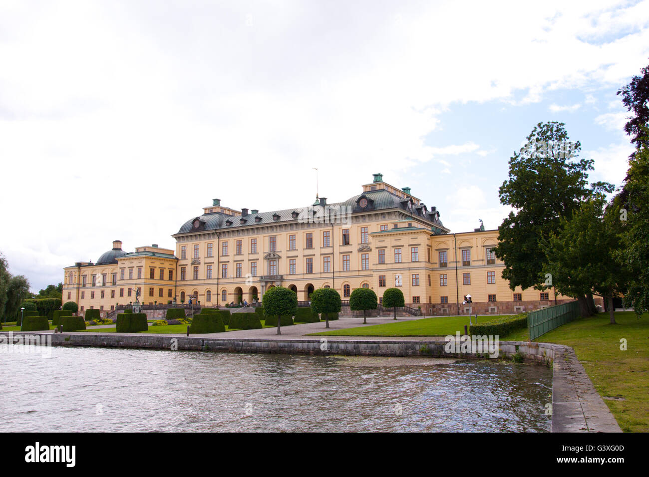 Drottningholm  Castle Stock Photo