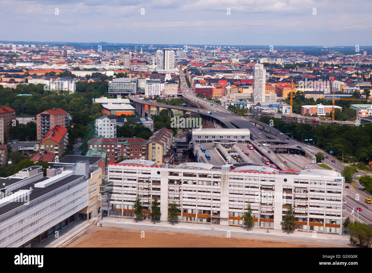Skyline Stockholm Stock Photo