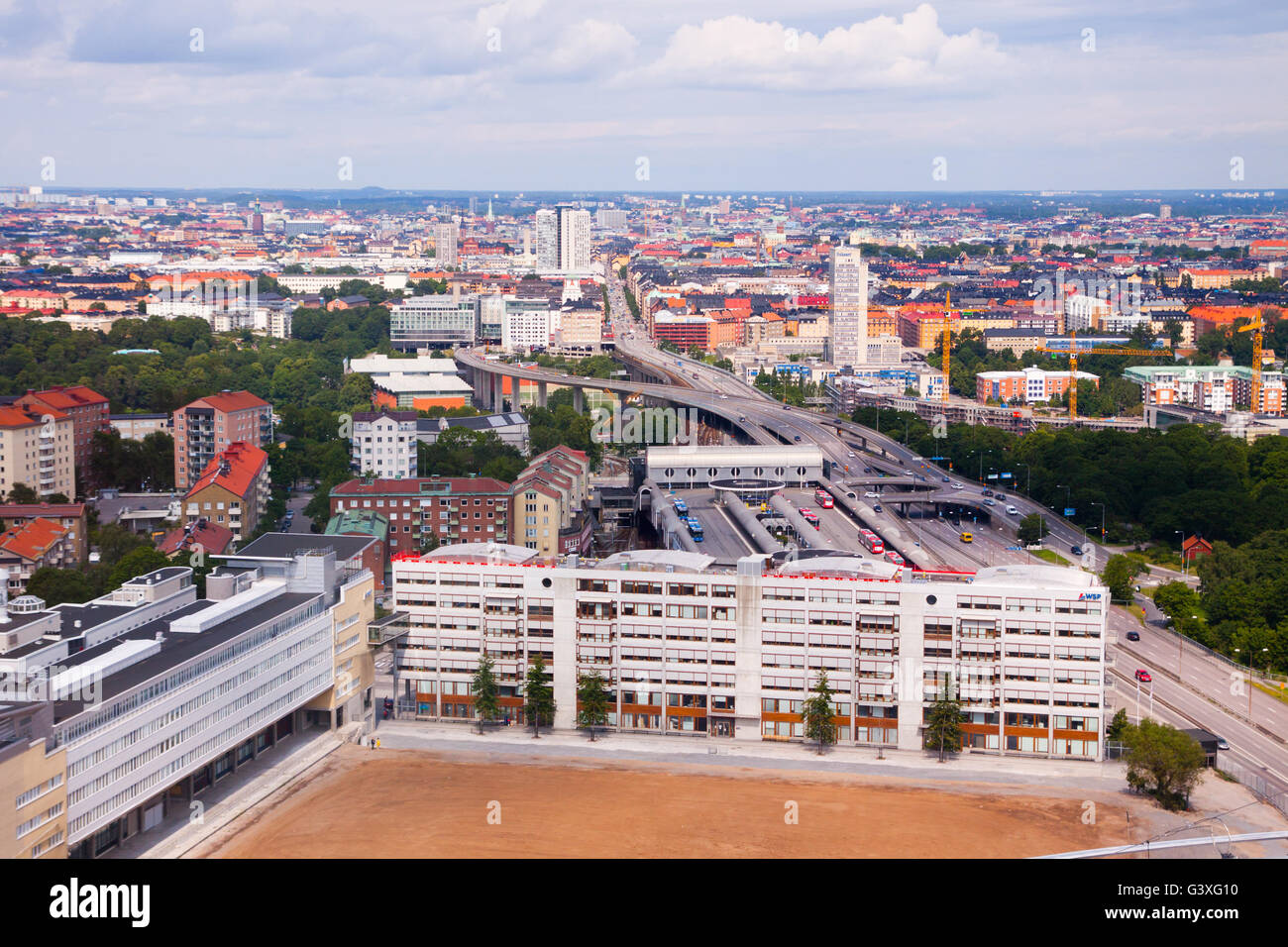 Stockholm Skyline Stock Photo