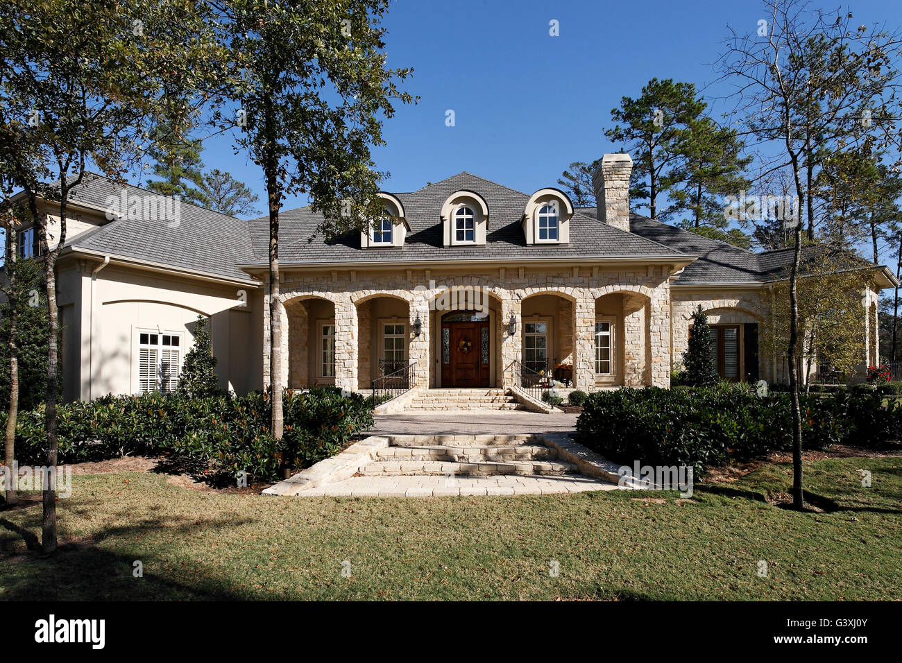 Private Home House Interior and Exterior with all Rooms Stock Photo Alamy