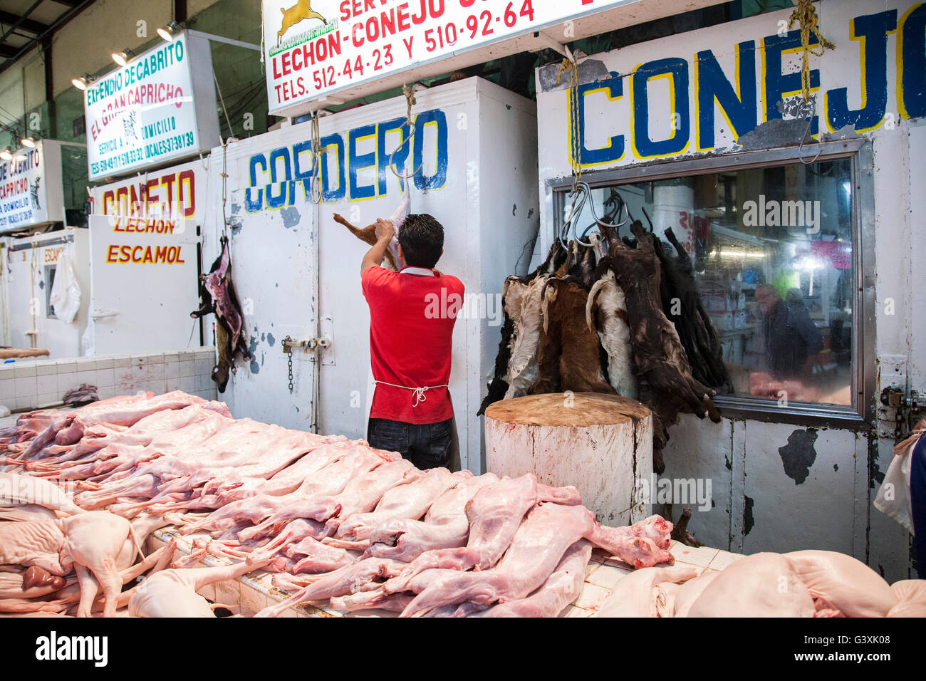 Mexican food market Stock Photo Alamy