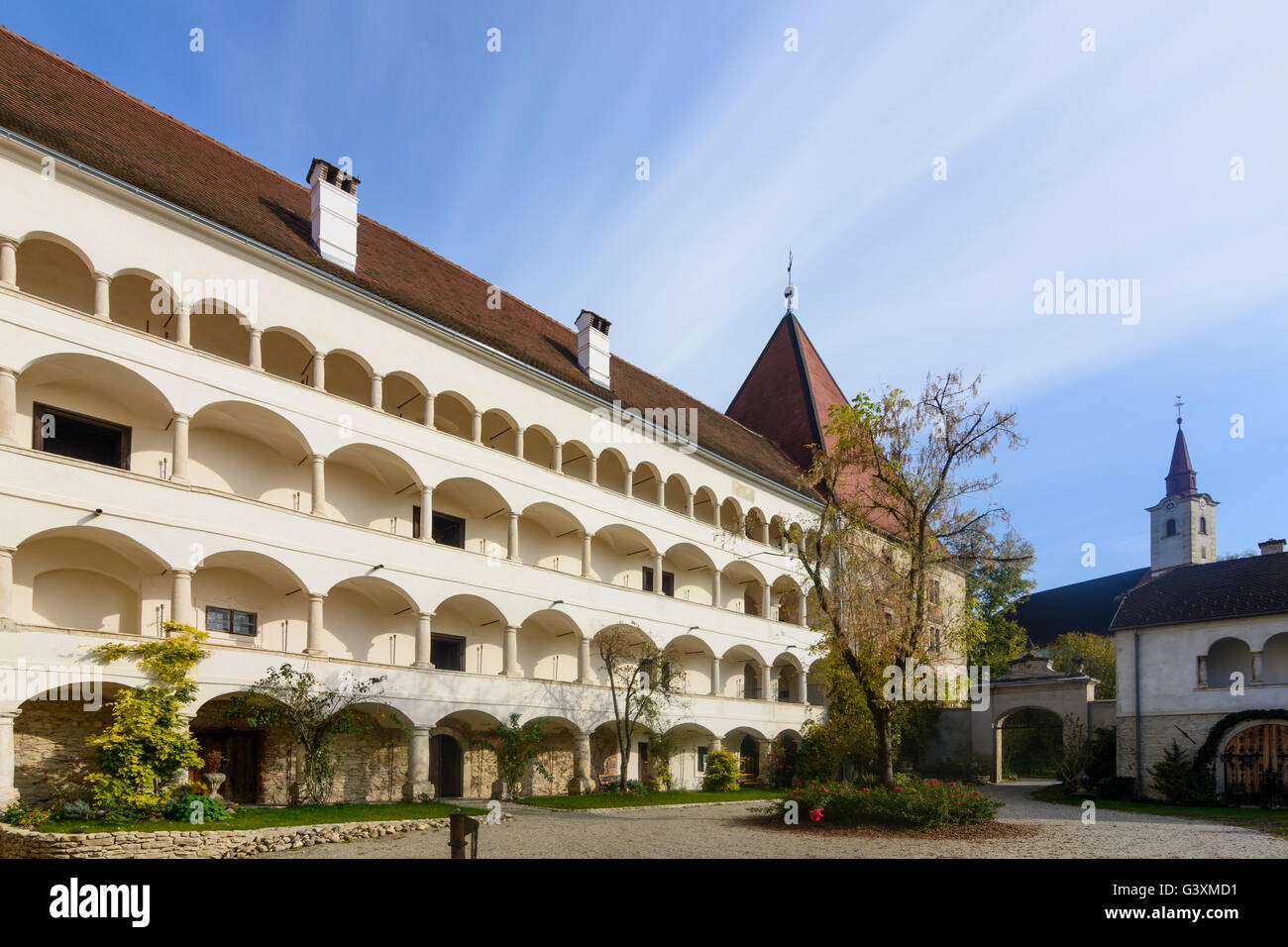 Spielfeld Castle, Austria, Steiermark, Styria, Südwest-Steiermark, Spielfeld Stock Photo