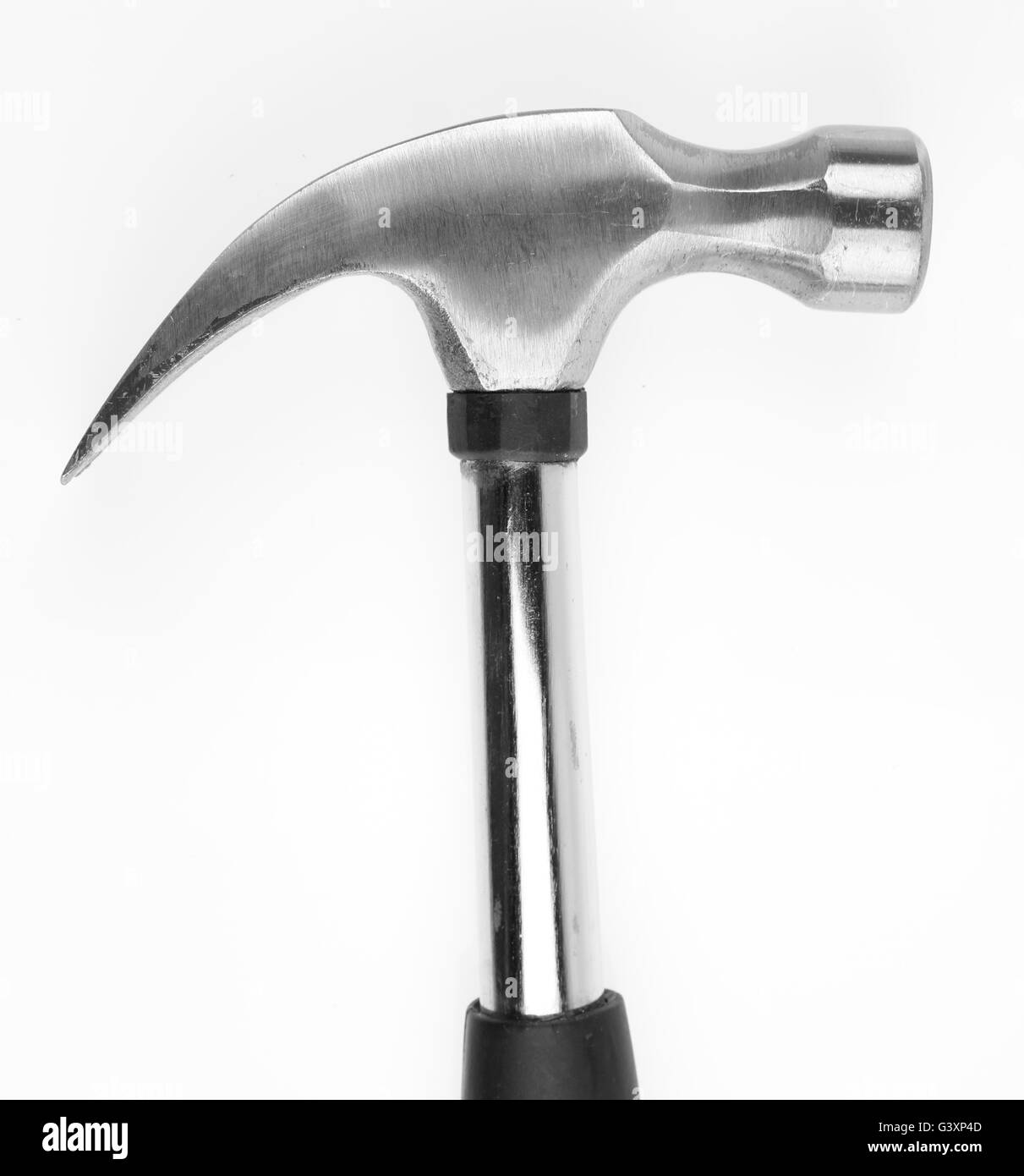 Claw hammer on plain background Stock Photo Alamy
