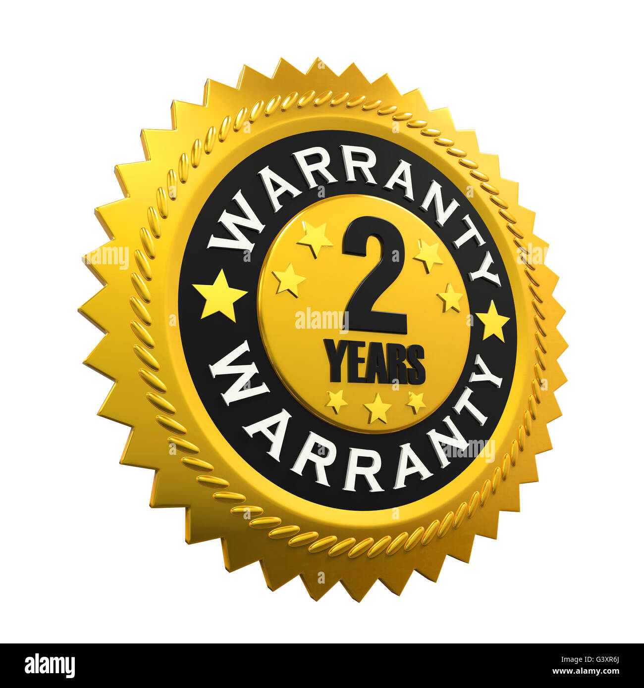2 Years Warranty Sign Stock Photo Alamy