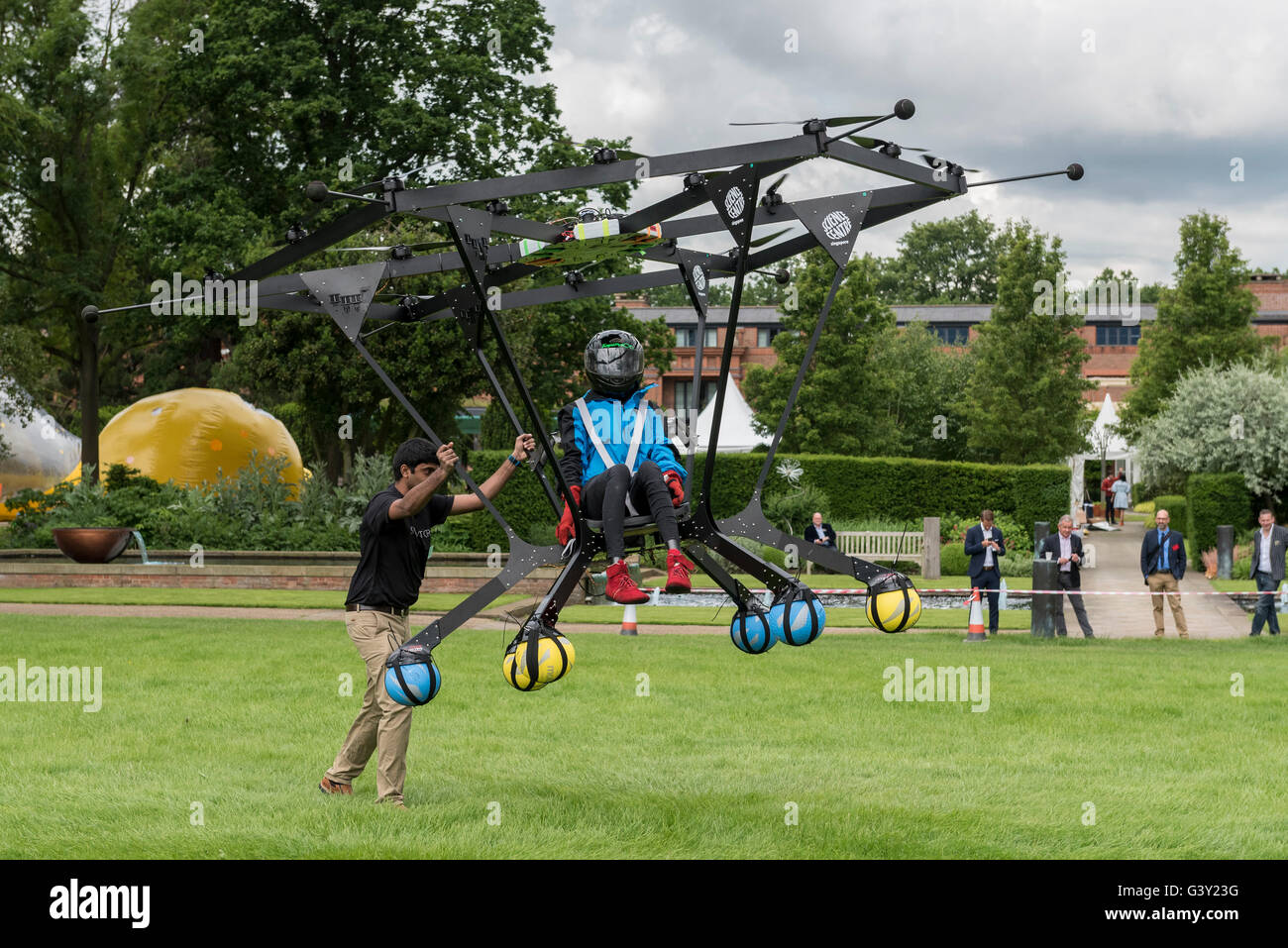 Human carrying drone hi-res stock photography and images - Alamy