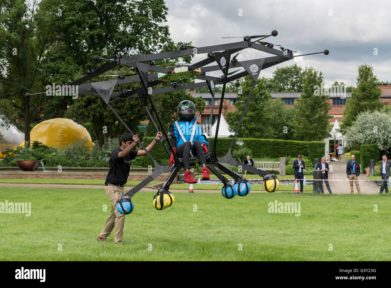Human carrying drone hi res stock photography and images Alamy