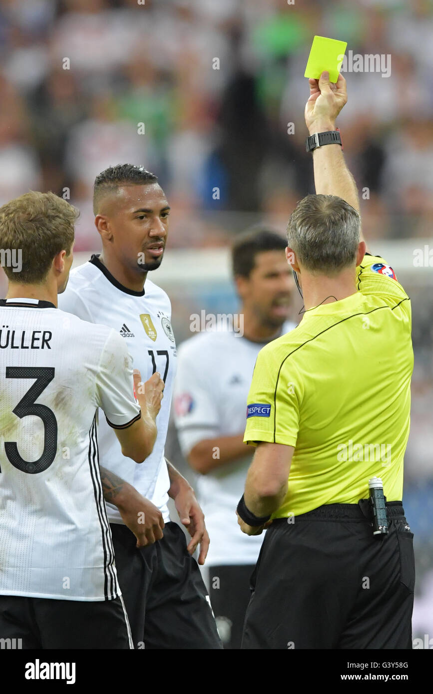 St. Denis, France. 16th June, 2016. Dutch referee Björn Kuipers (R