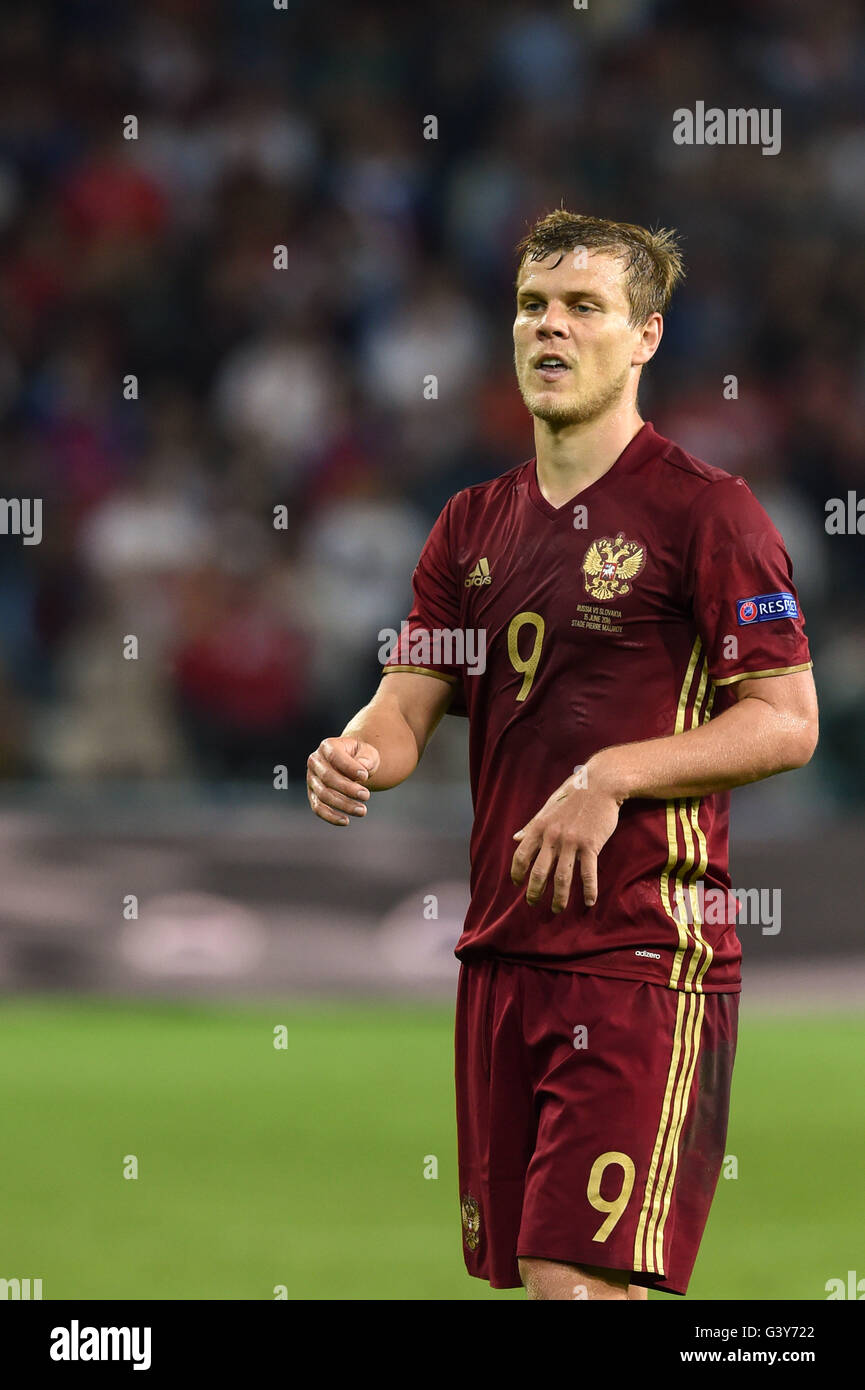 Aleksandr Kokorin (Russia) ; June 15, 2016 - Football : Uefa Euro ...