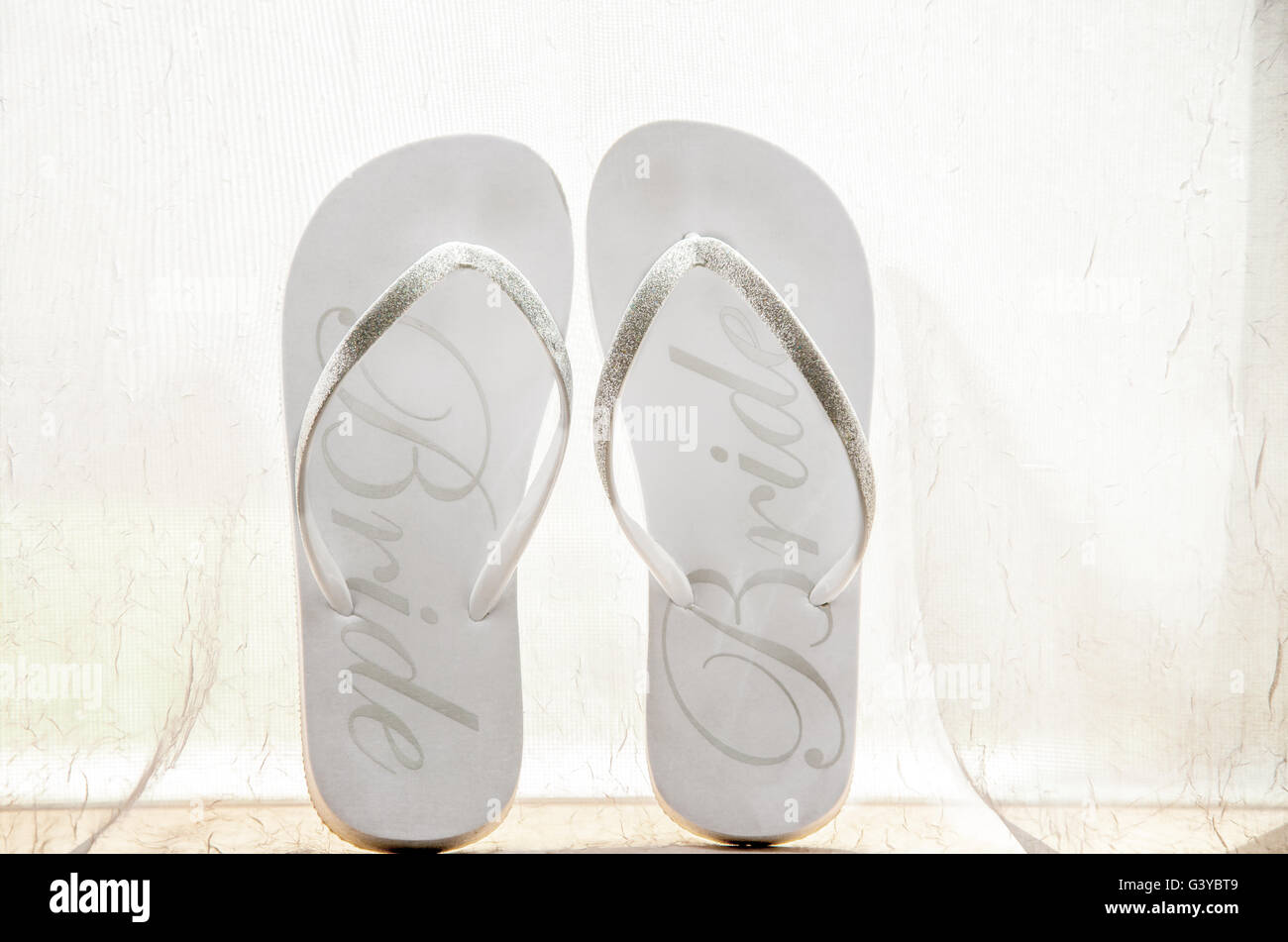 Wedding flip flops hi-res stock photography and images - Alamy