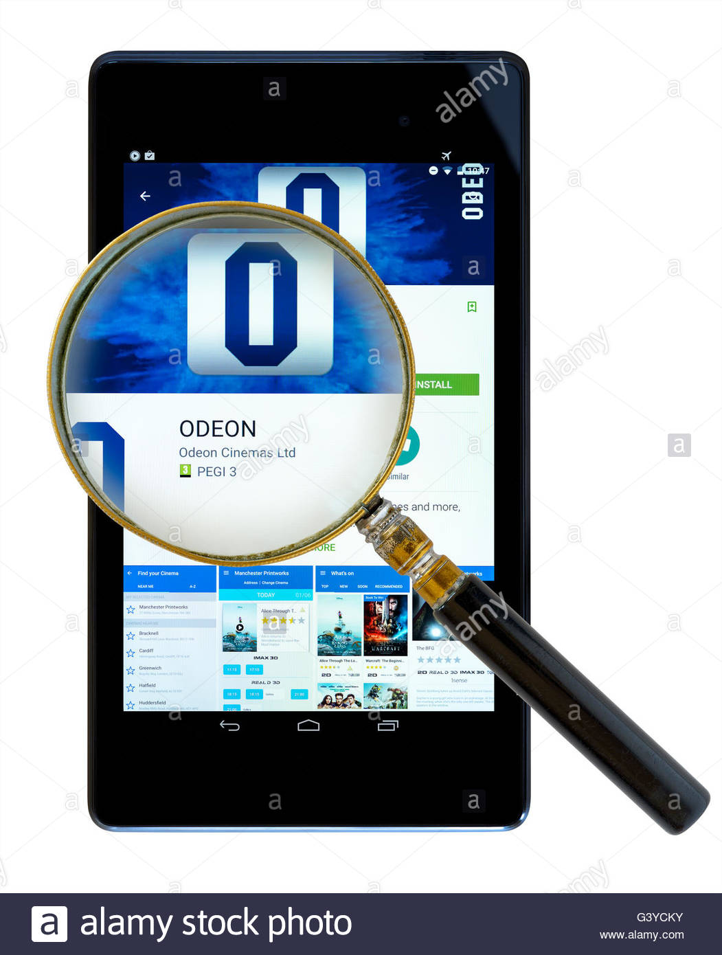 Odieon Computer Odeon Cinema App High Resolution Stock Photography and Images - Alamy