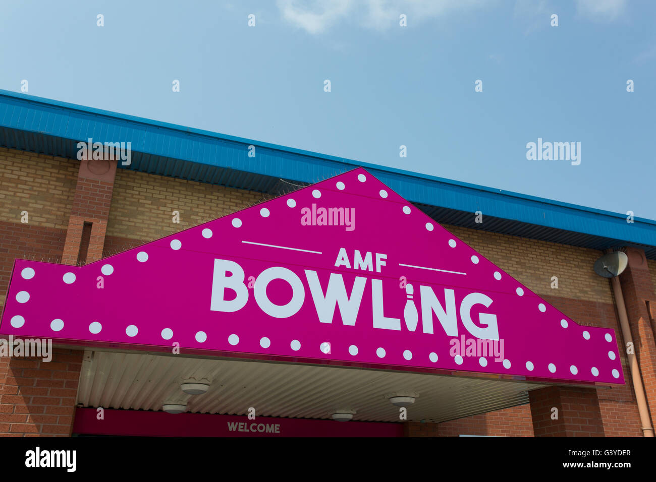 AMF Bowling Stock Photo
